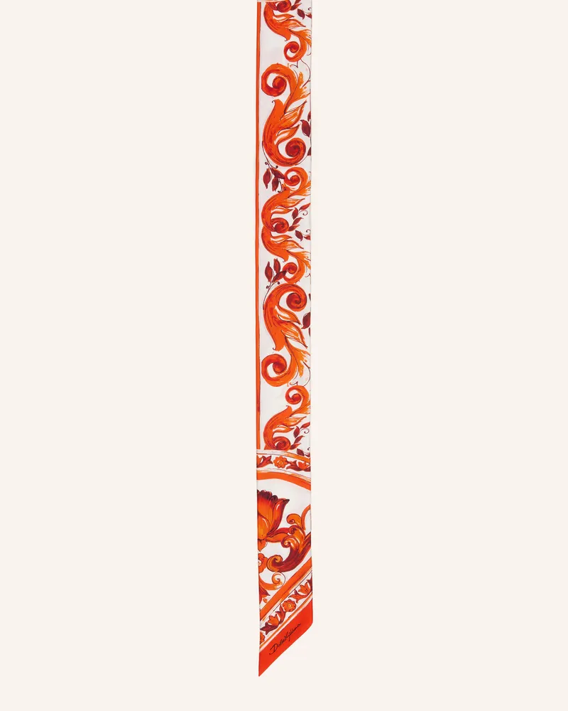 Dolce & Gabbana Seidenschal orange Orange