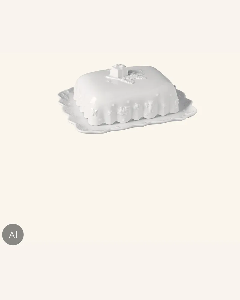 Villeroy & Boch Butterdose Toy's Delight Royal Classic weiss Weiss