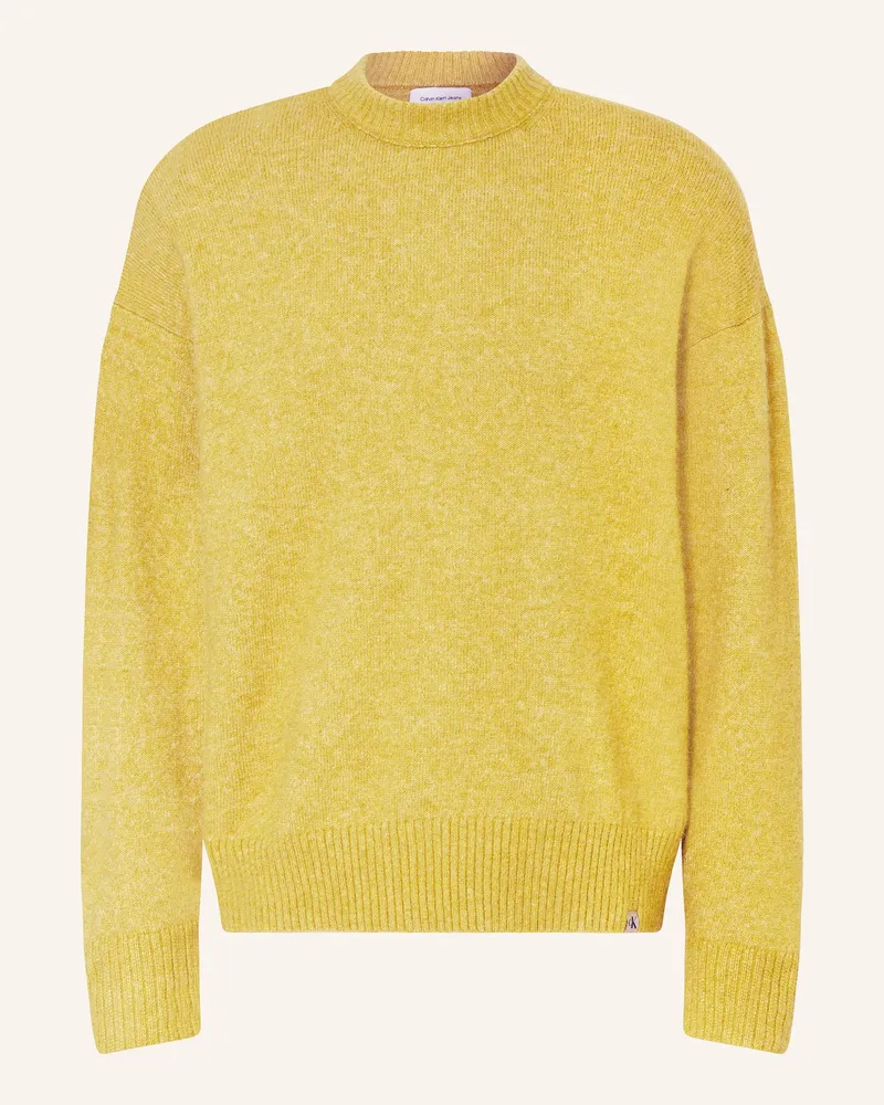 Calvin Klein Pullover Dunkelgelb