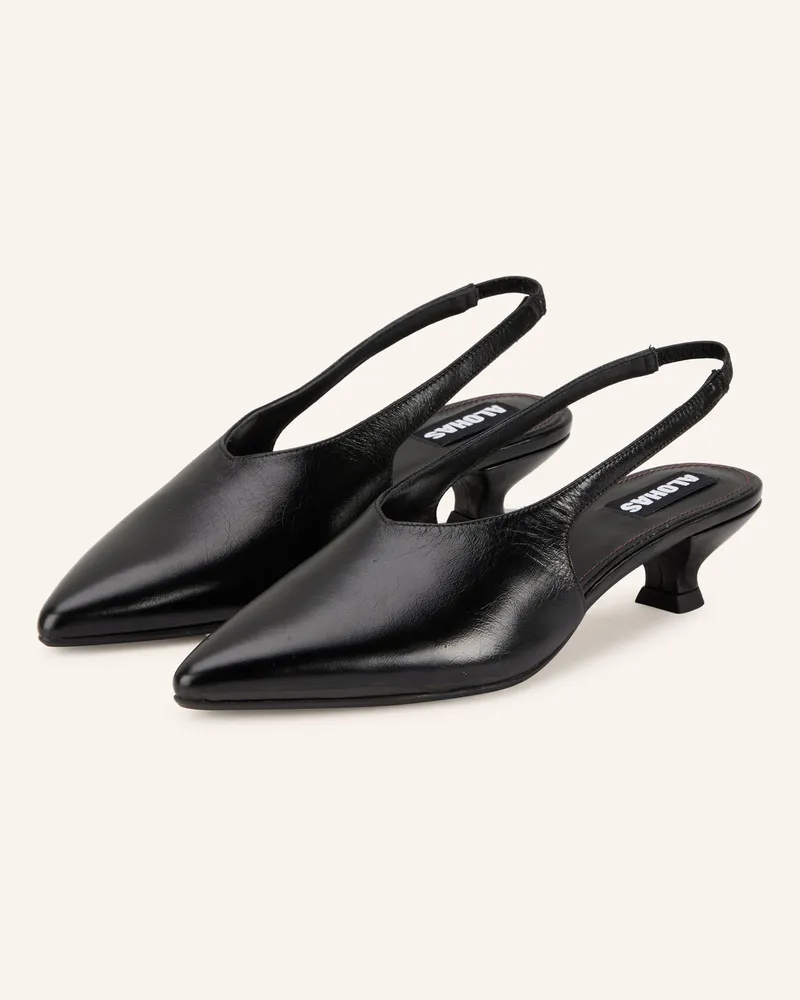 Alohas Slingpumps Eros schwarz Schwarz
