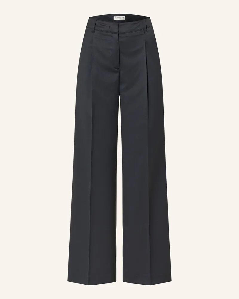 Marc O'Polo Marlenehose Dunkelblau