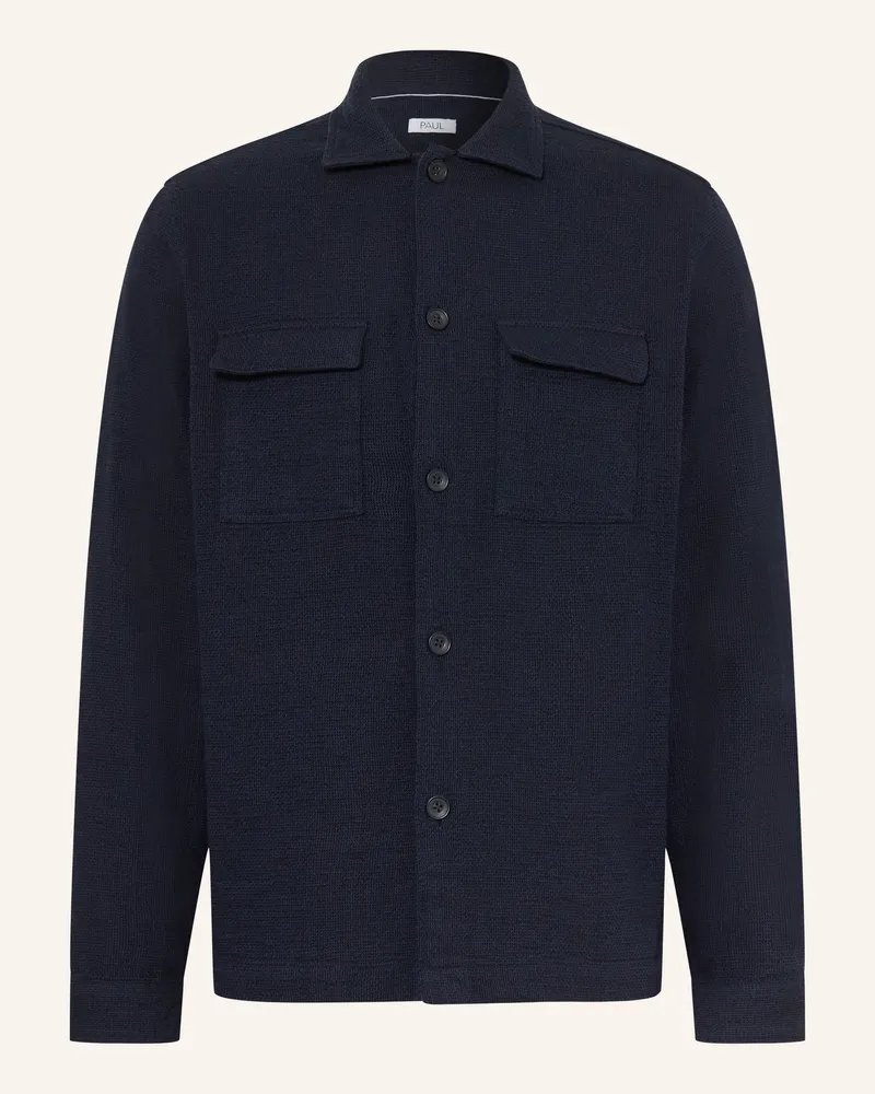 paul Overshirt blau Dunkelblau