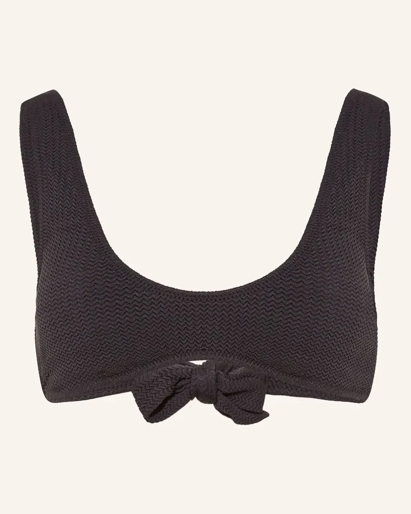 Seafolly Australia Bustier-Bikini-Top Sea Dive schwarz Schwarz