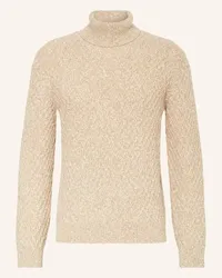 AGNONA Rollkragenpullover mit Cashmere Beige