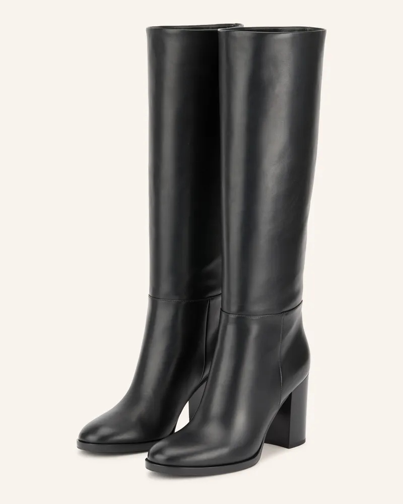 Gianvito Rossi Stiefel Santiago schwarz Schwarz