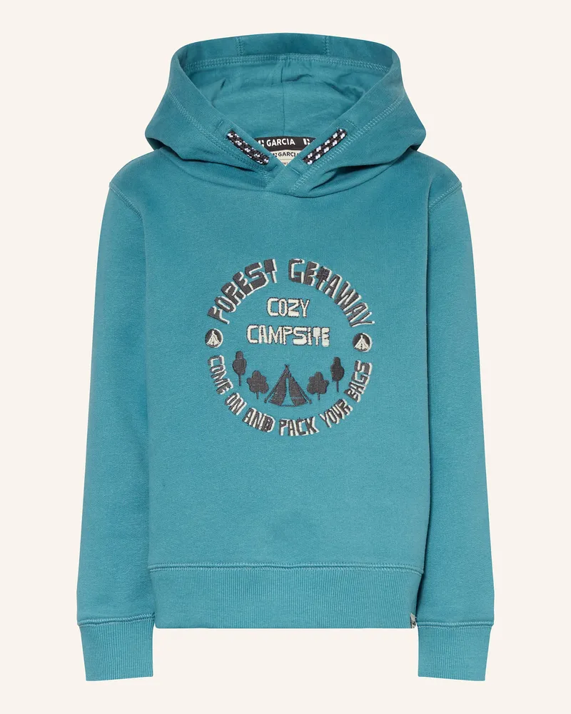 Garcia Jeanswear Hoodie Türkis
