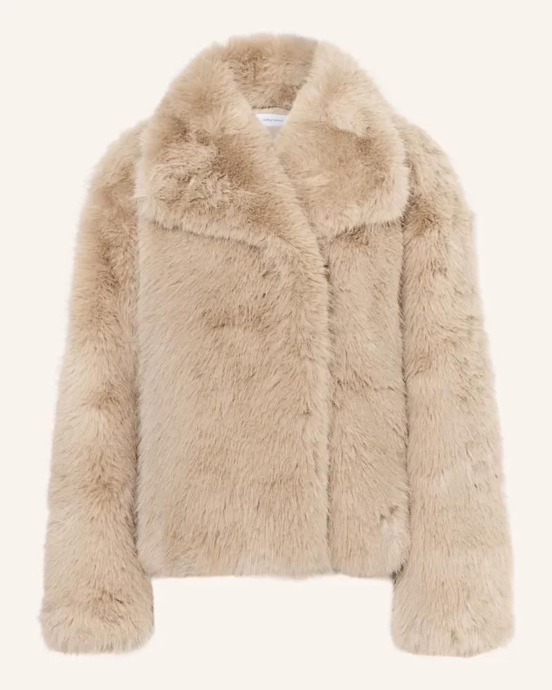 Darling Harbour Kunstfell-Jacke beige Light