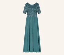 Abendkleid Mit Spitze gruen