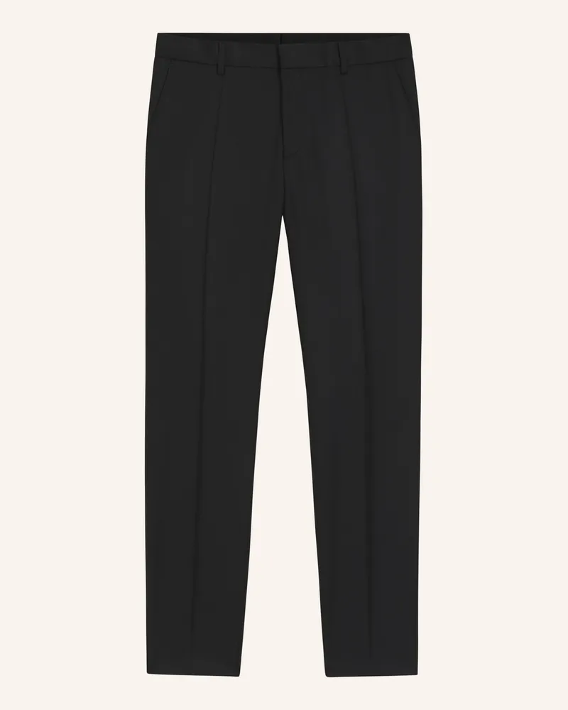 HUGO BOSS Anzughose Genius Slim Fit schwarz Schwarz