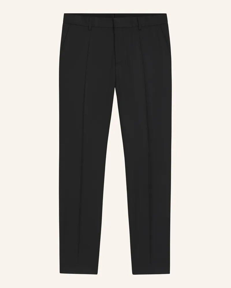 HUGO BOSS Anzughose Genius Slim Fit schwarz Schwarz