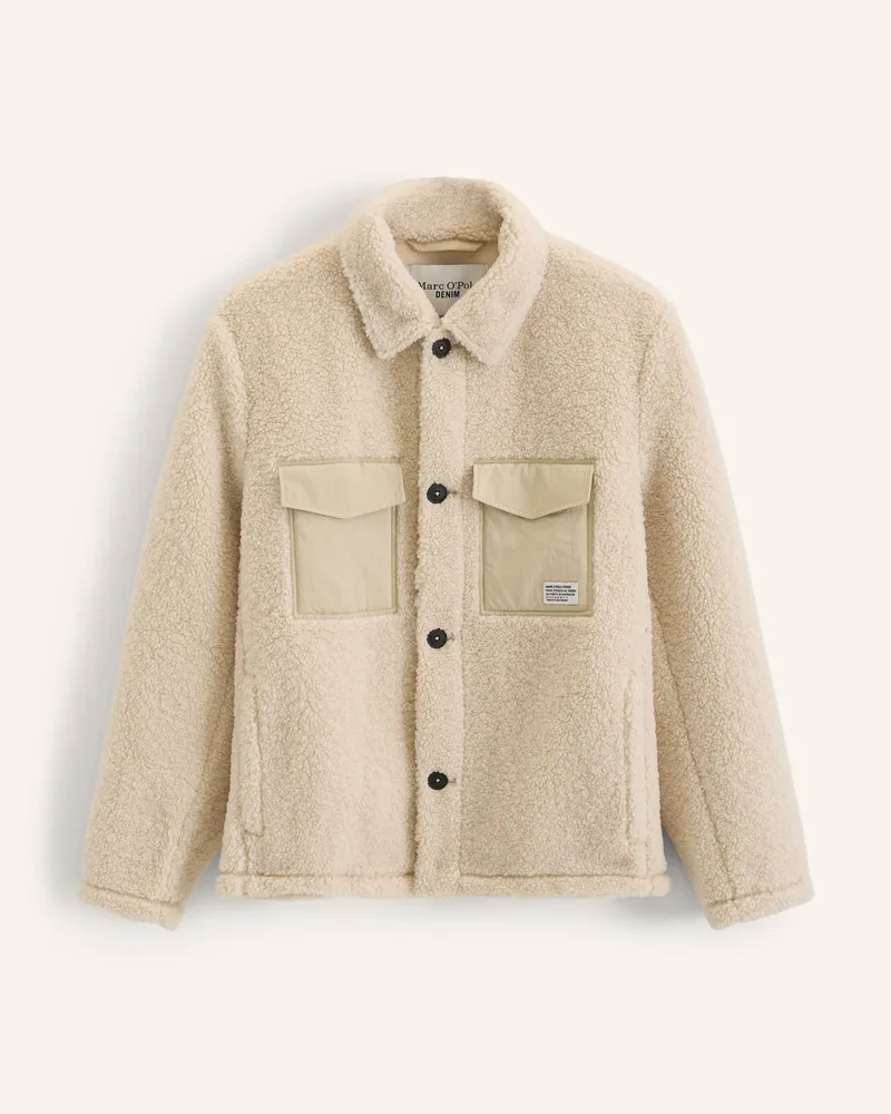 Marc O'Polo Teddyfelljacke beige Beige