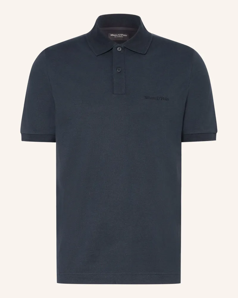 Marc O'Polo Piqué-Poloshirt Regular Fit blau Dunkelblau