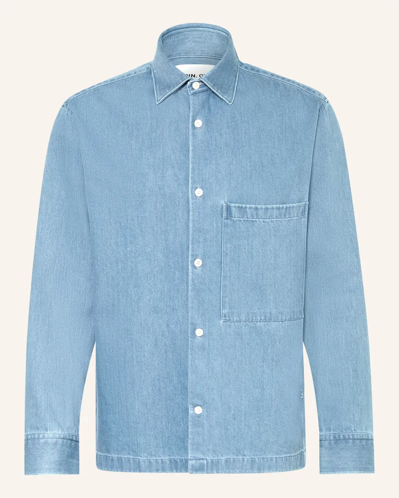 NN 07 Jeanshemd Freddy Comfort Fit blau Blau