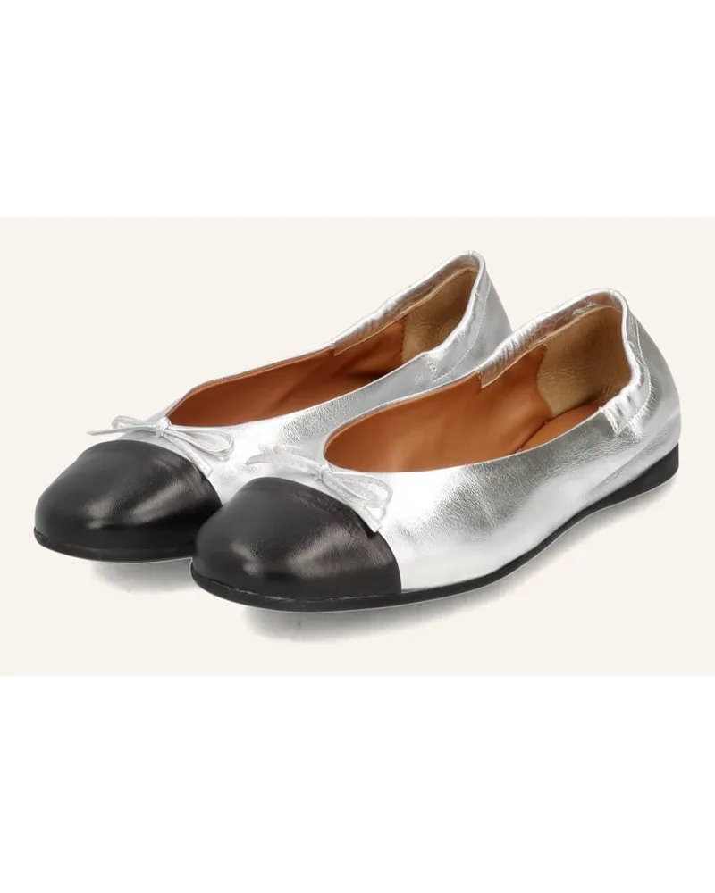 Thea Mika Ballerinas - SILBER/ SCHWARZ Silber