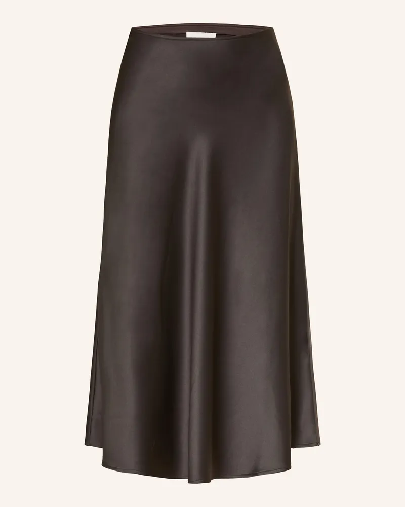 Juvia Satinrock Fleur braun Dunkelbraun