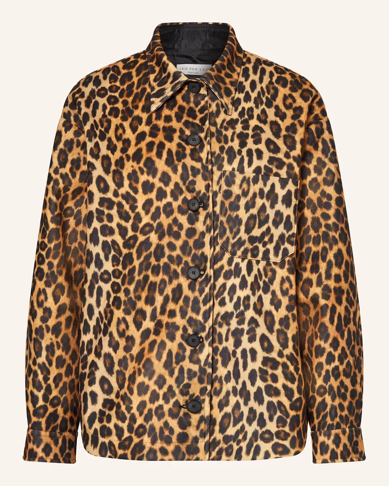 SEM PER LEI Overshirt Dunkelorange