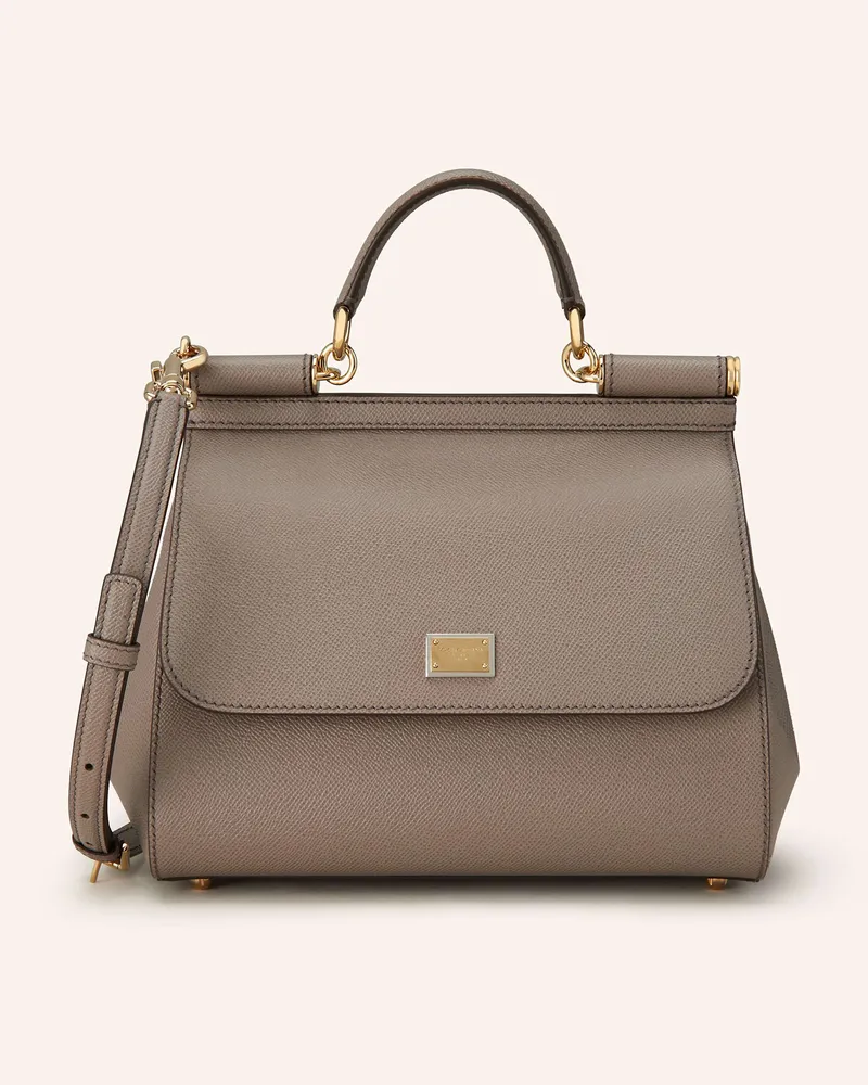 Dolce & Gabbana Handtasche SICILY LARGE Taupe