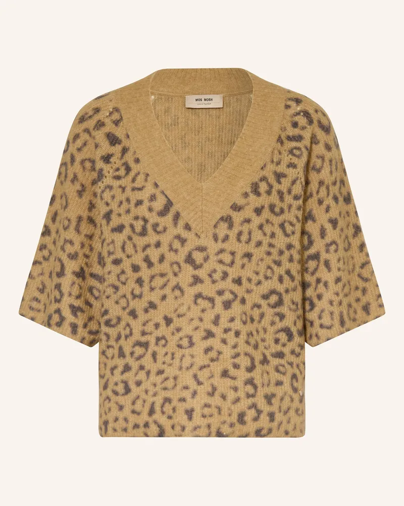Mos Mosh Oversized-Pullover MMTACI mit 3/4-Arm Camel
