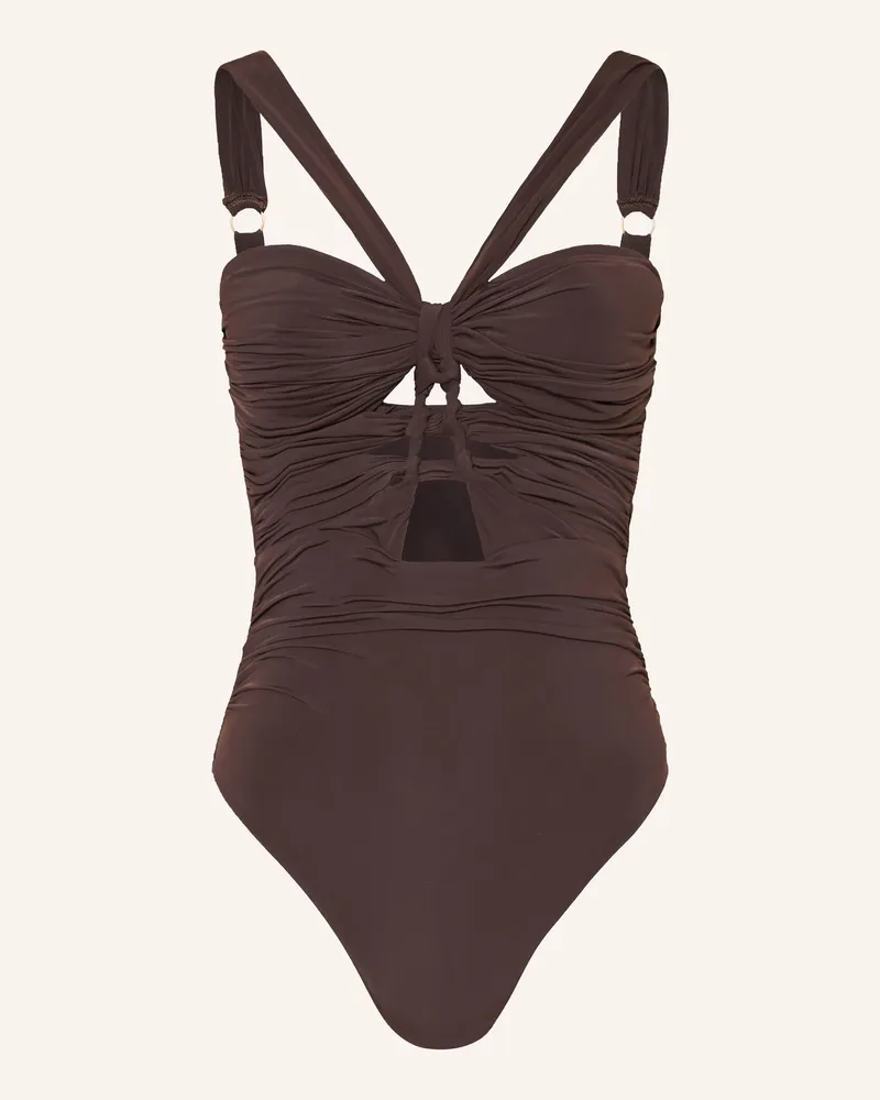 Zimmermann Badeanzug Daylight braun Dunkelbraun