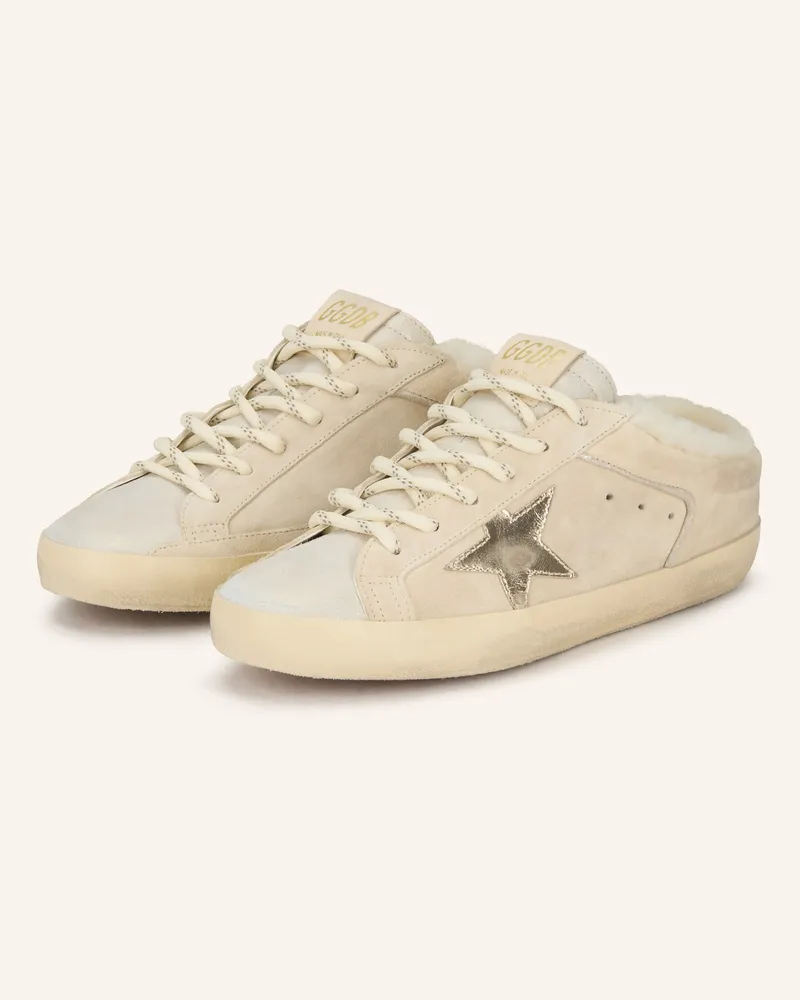 Golden Goose Slip-On-Sneaker Super Star weiss Ecru