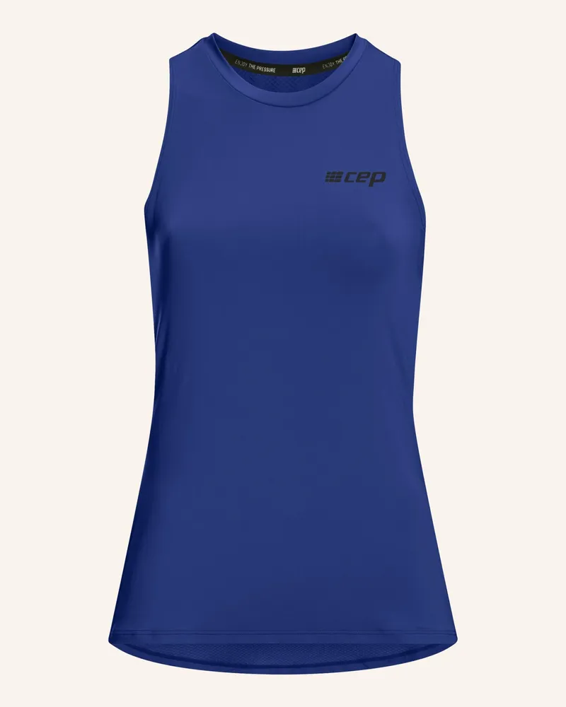 CEP Tanktop The Run blau Dunkelblau