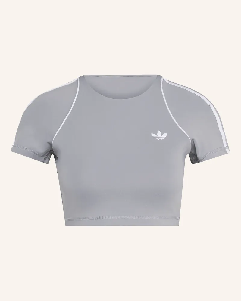 adidas Cropped-Shirt Adidas Originals Sport Superstar grau Grau