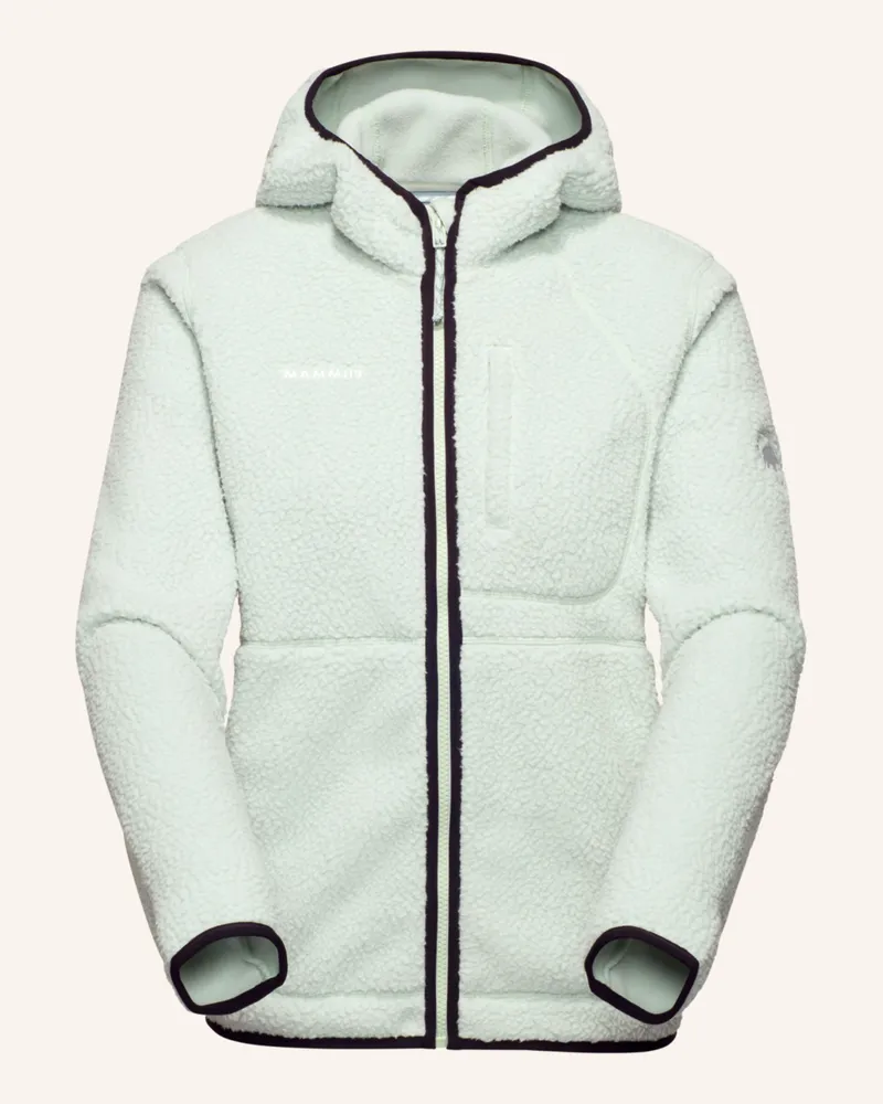 Mammut Teddyfell-Jacke Falera Pro Ml Hooded gruen Grün