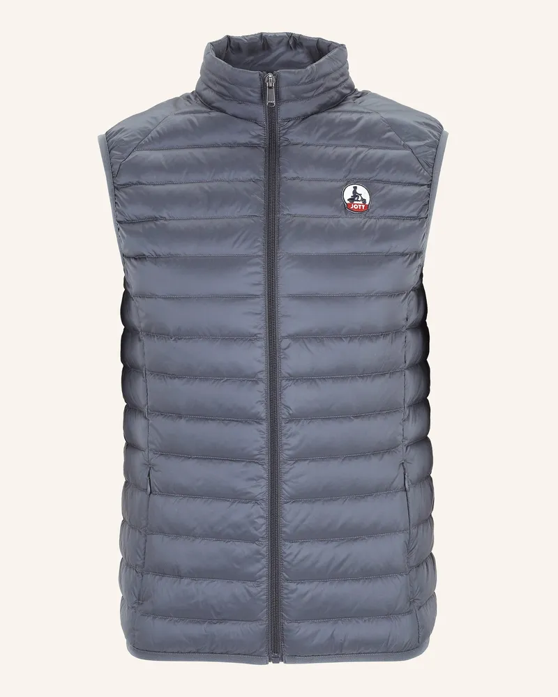 JOTT Lightweight-Daunenweste TOM Blaugrau