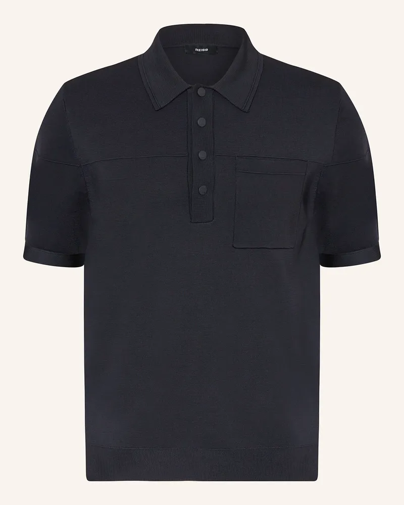 Reiss Jersey-Poloshirt Blinker blau Dunkelblau