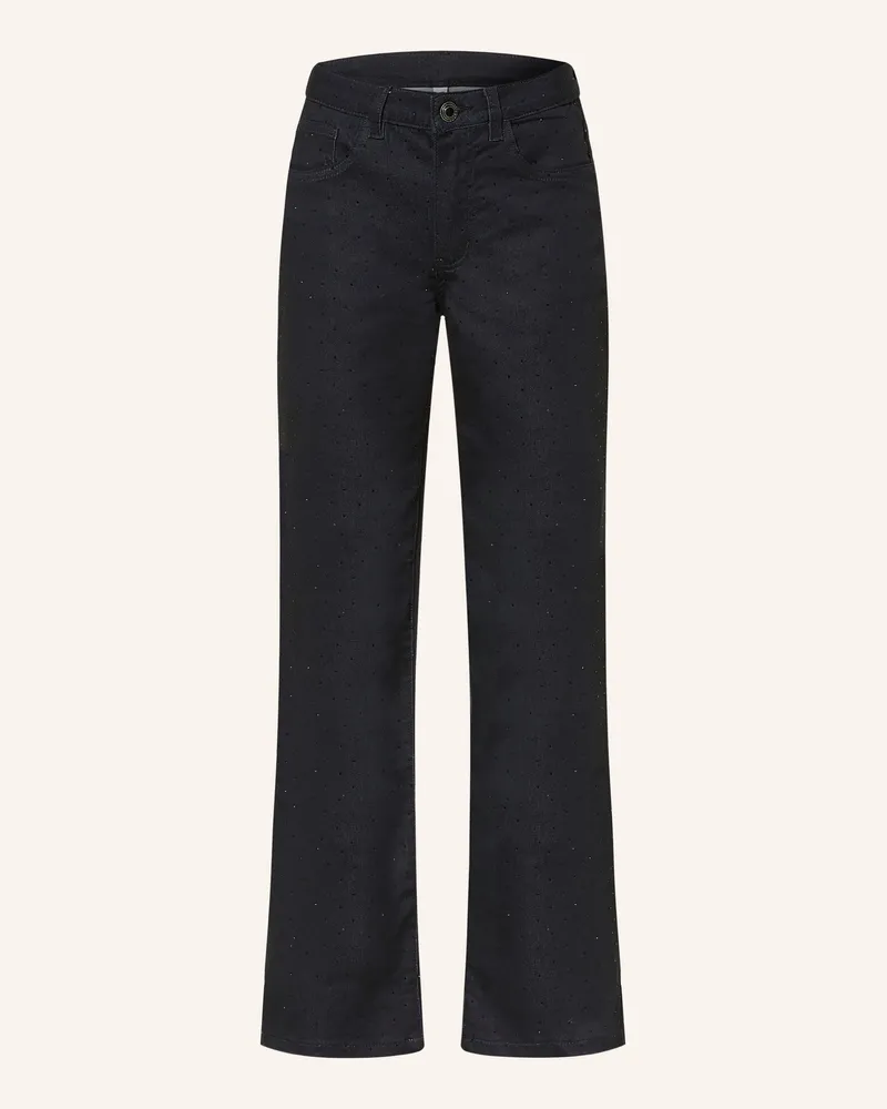 Liu Jo Straight Jeans Mit Schmucksteinen blau 77000