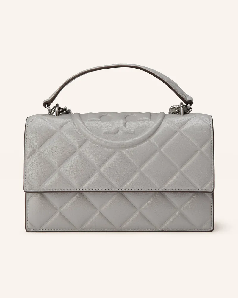 Tory Burch Schultertasche FLEMING Grau