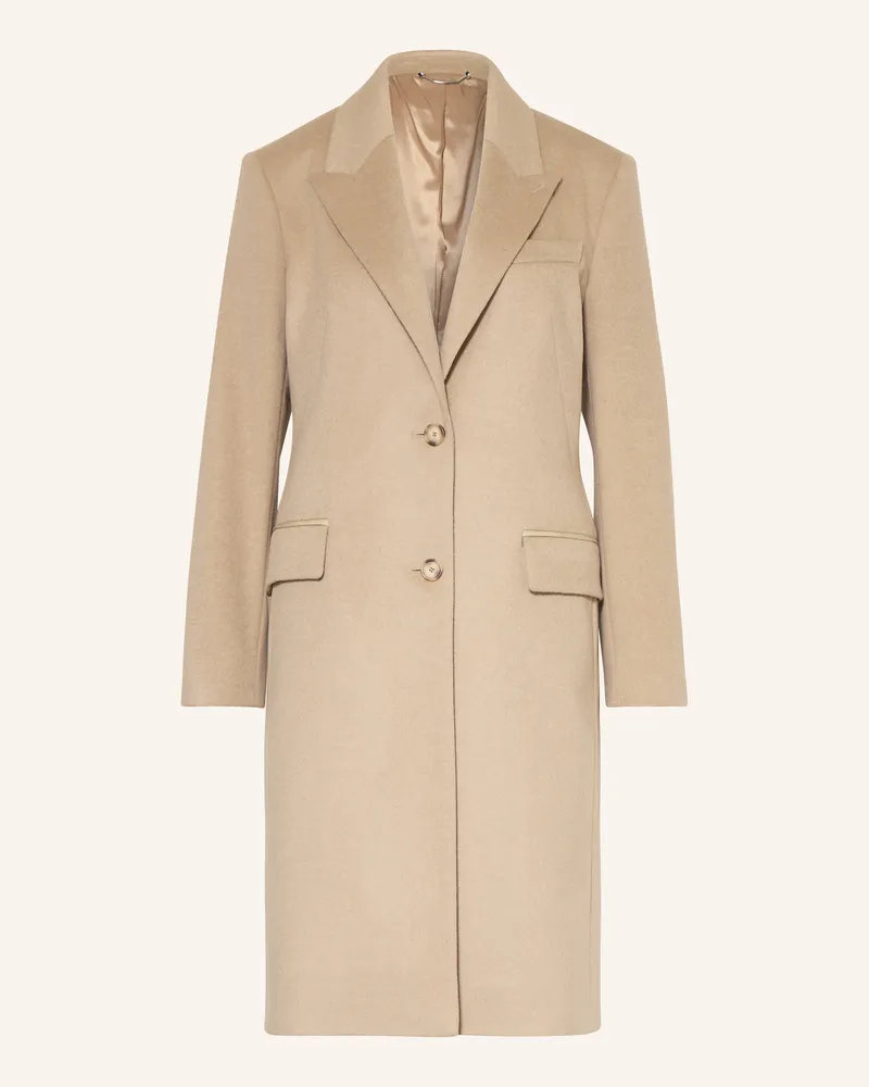 HUGO BOSS Mantel Classin beige Hellbraun