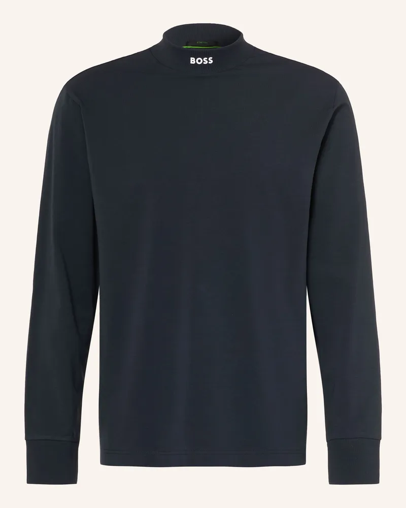 HUGO BOSS Longsleeve blau Dunkelblau