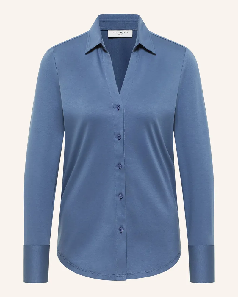 Eterna Bluse FITTED Dunkelblau