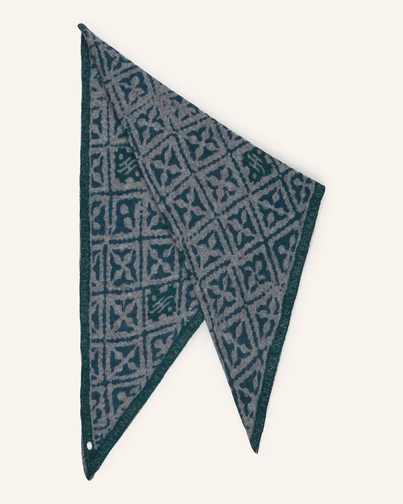 Friendly Hunting Dreieckstuch EYES OF MARRAKESH aus Cashmere Grau