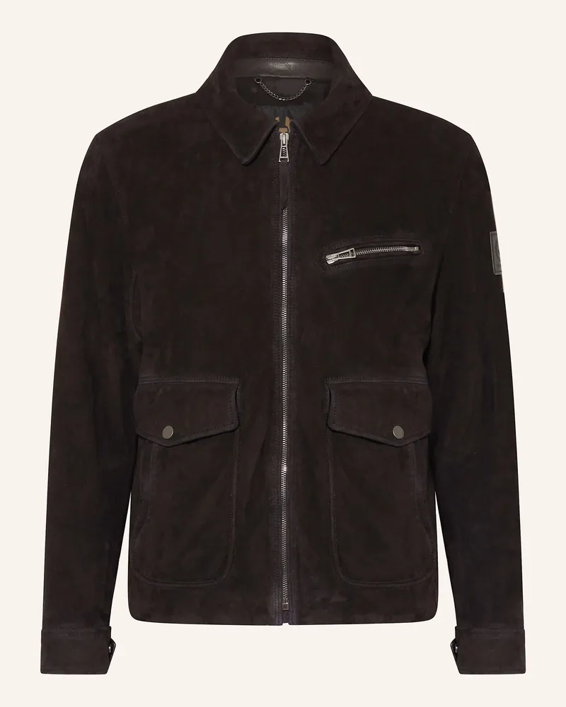 Belstaff Lederjacke PATTERSON Schwarz