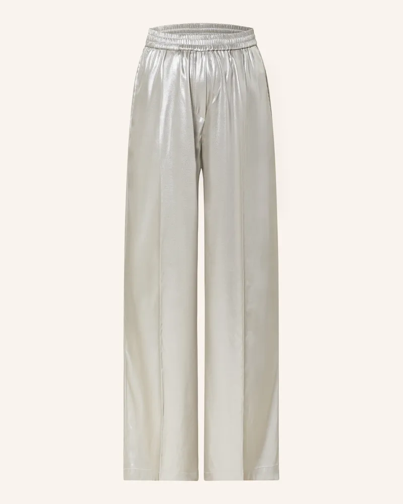 Lala Berlin Marlenehose PERILLA Silber