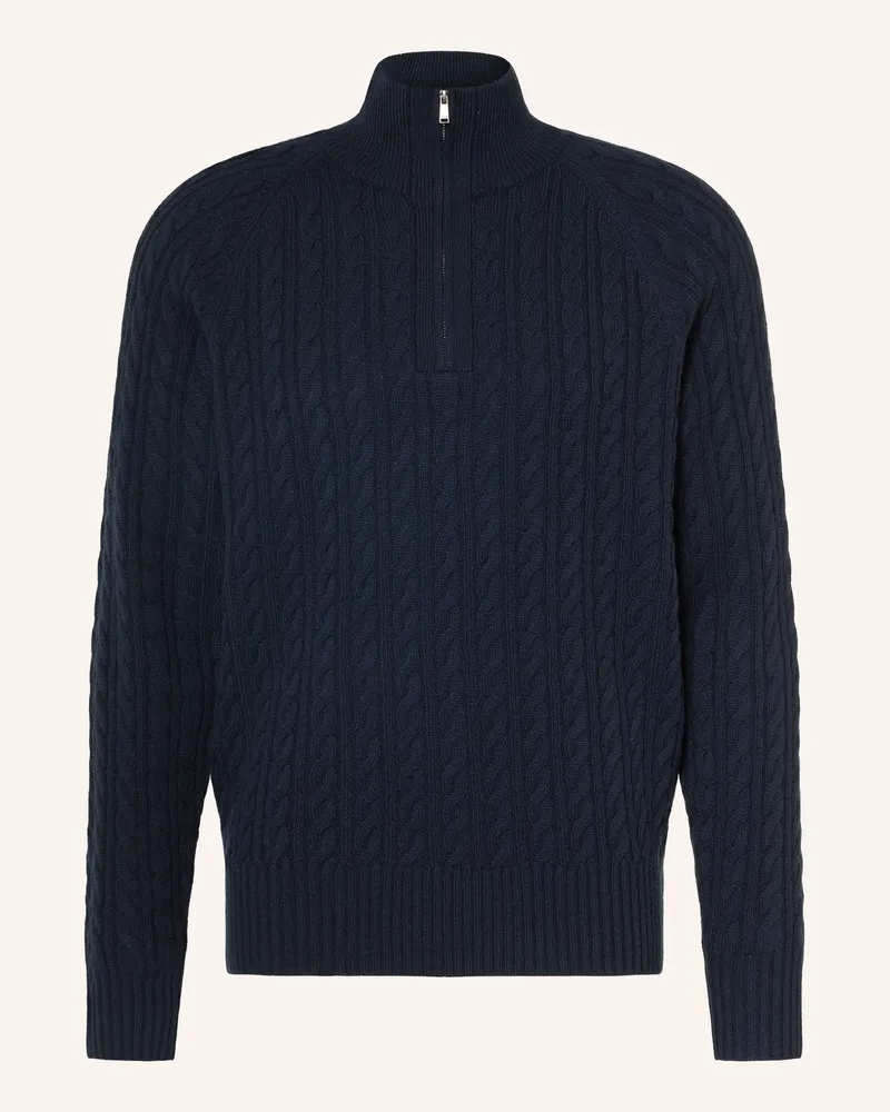HUGO BOSS Troyer Furore blau Dunkelblau