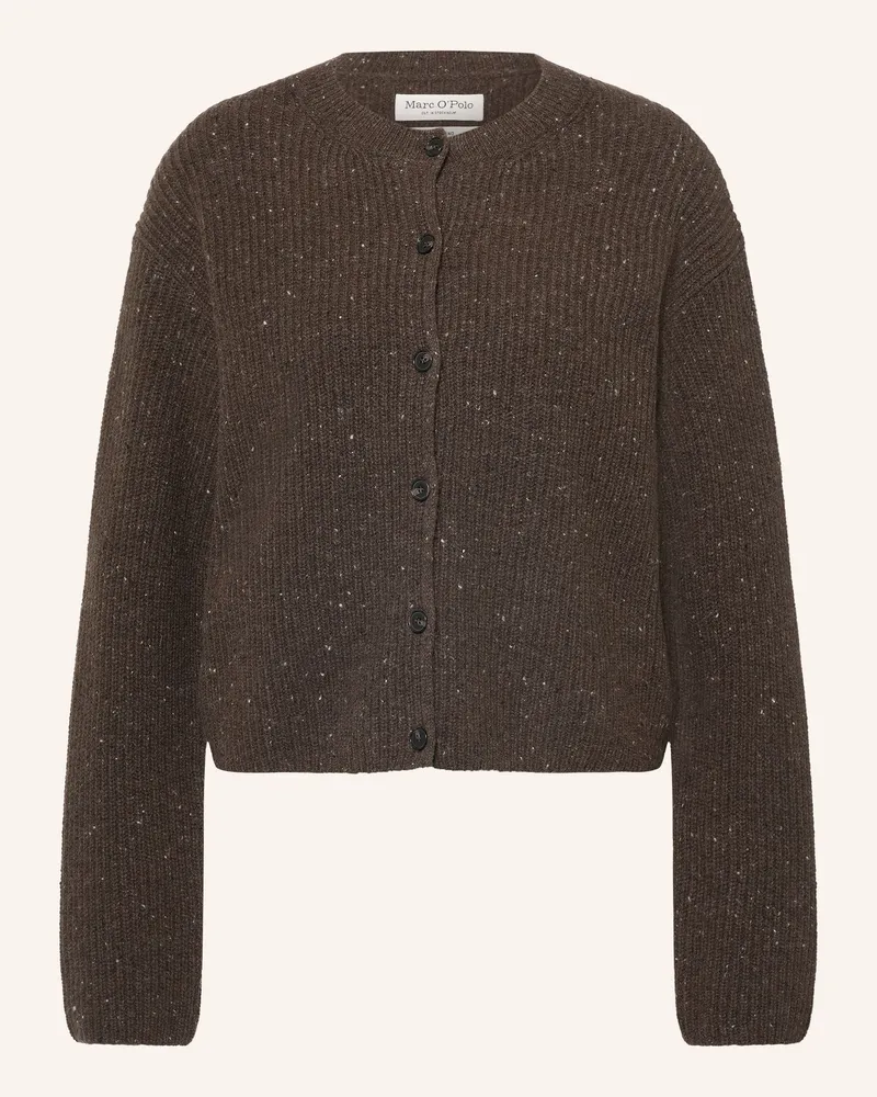 Marc O'Polo Strickjacke braun Dunkelbraun