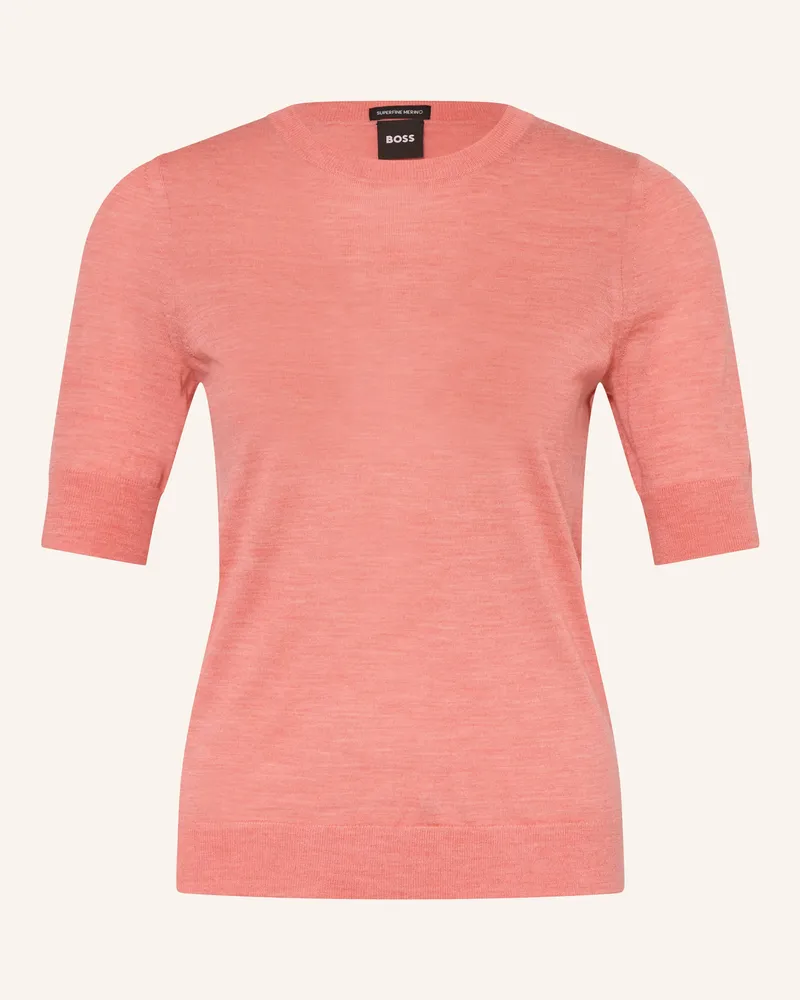 HUGO BOSS Strickshirt FARBELLA Hellrot