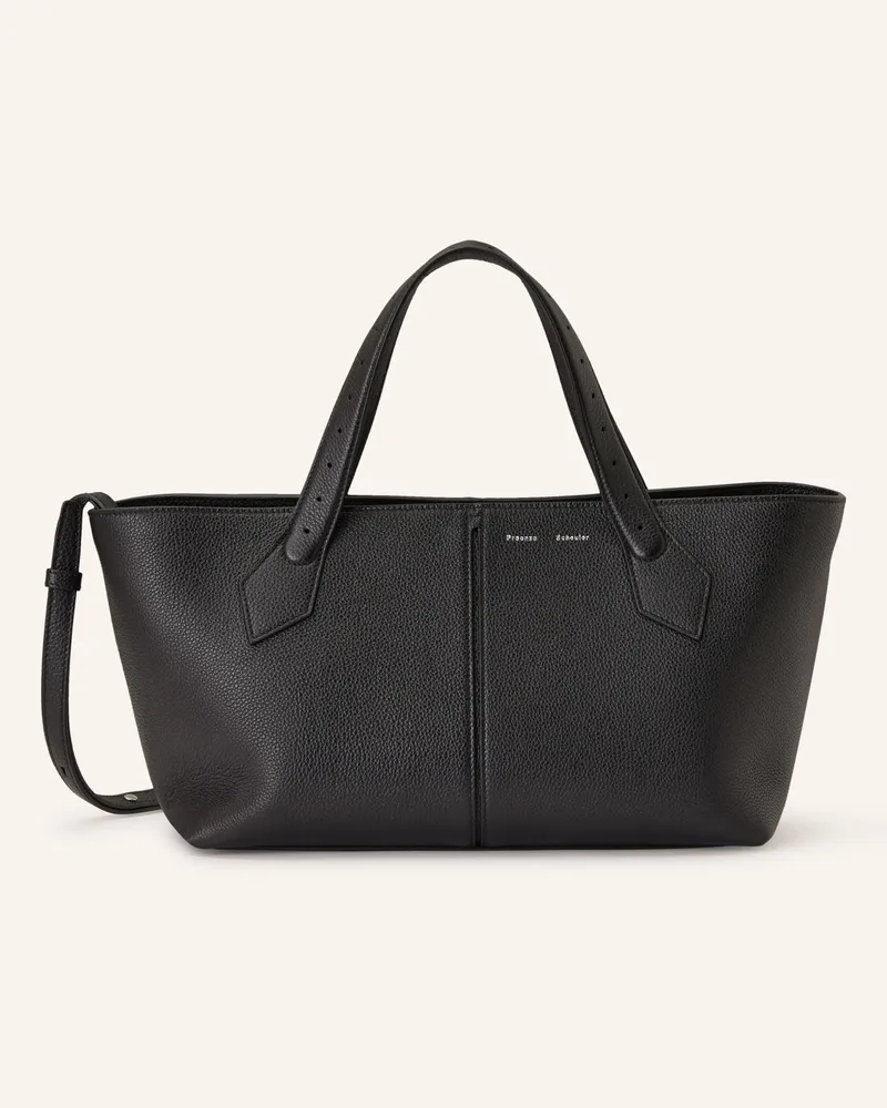 Proenza Schouler Handtasche East West Tote schwarz Schwarz
