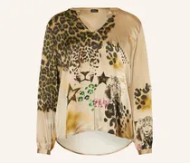 Blusenshirt aus Satin