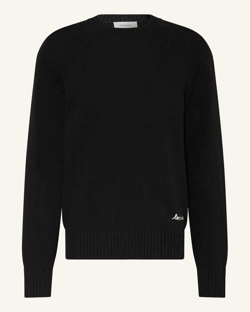 LES DEUX Pullover Brad schwarz Schwarz