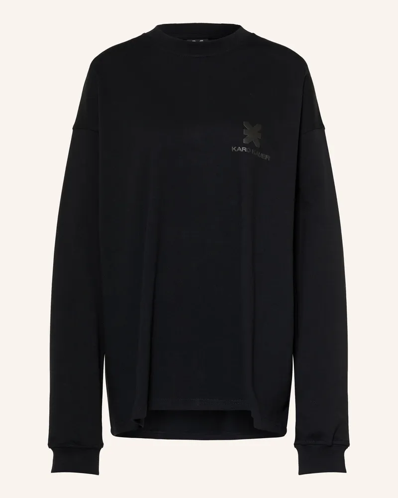 Karo Kauer Sweatshirt schwarz Schwarz