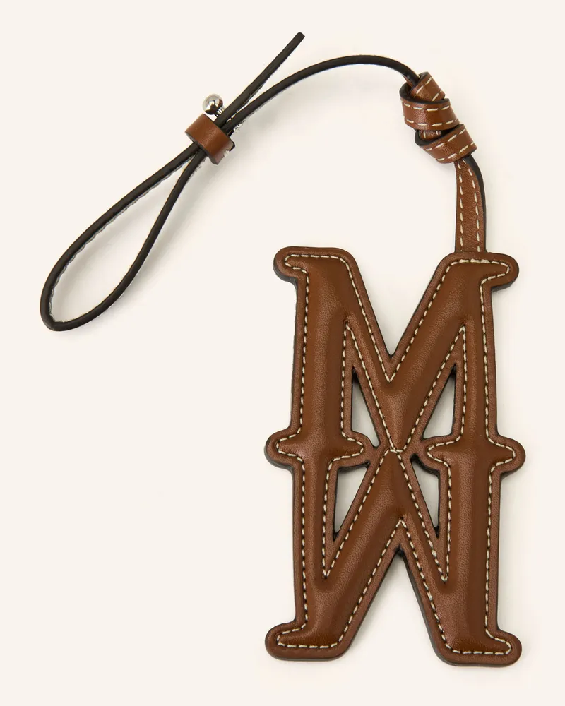 Max Mara Schlüsselanhänger Lacca braun Dunkelbraun