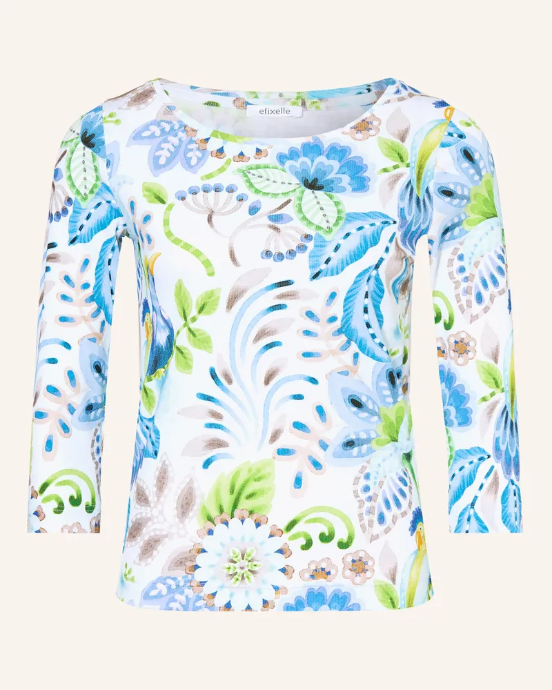 Efixelle Shirt mit 3/4-Arm Weiss