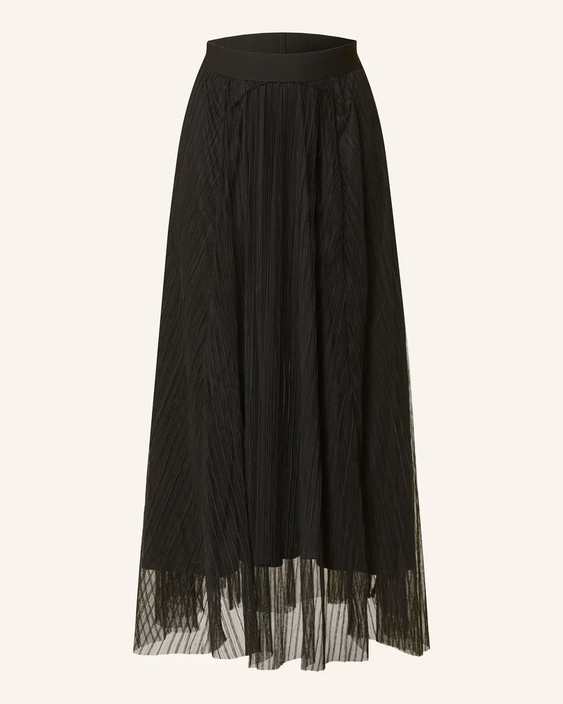 only Tüllrock schwarz Schwarz