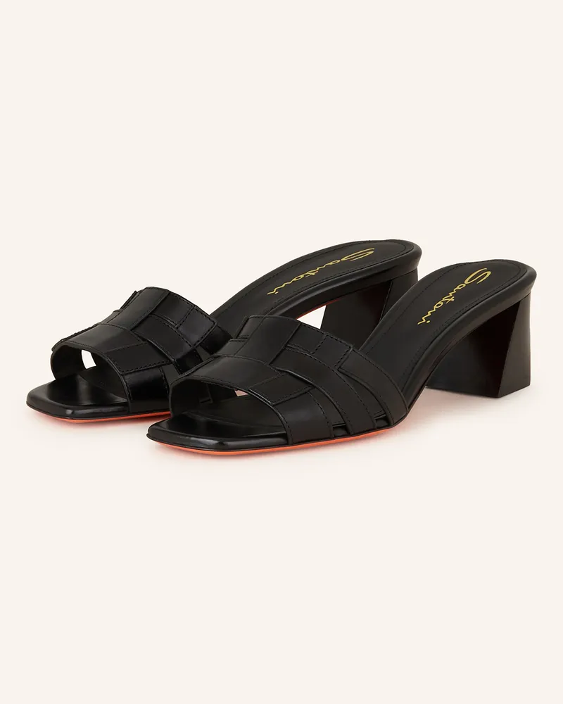 Santoni Mules VENERE Schwarz