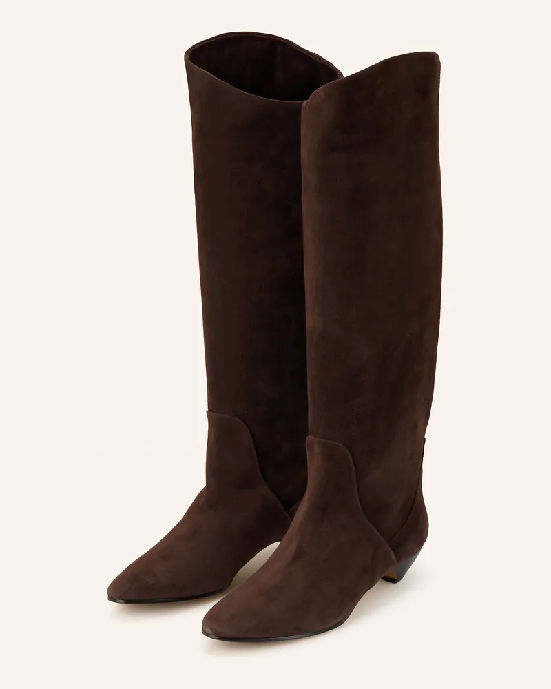 Le Monde Béryl Stiefel Riding braun Dunkelbraun