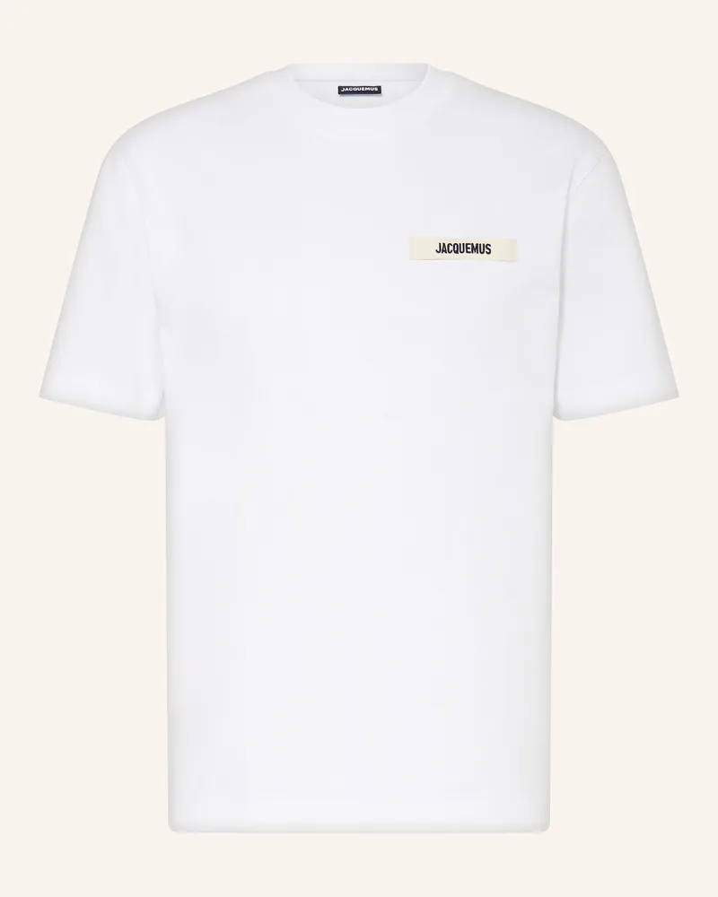 Jacquemus T-Shirt LE TSHIRT GROS GRAIN Weiss